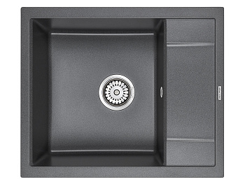 Кухонная мойка Paulmark FLUGEN 50-600 PM216050-DG 60х50 цвет графит